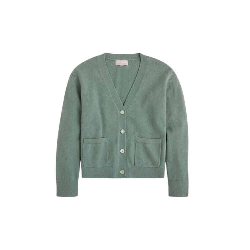 J. Crew Luxe Cashmere Patch-Pocket Cardigan - Women's XL